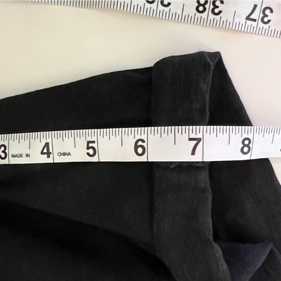 AG Adriano Goldschmied The Brooke Black Mid-Rise Cuffed Hem Bermuda Short Sz 30 - Picture 12 of 12